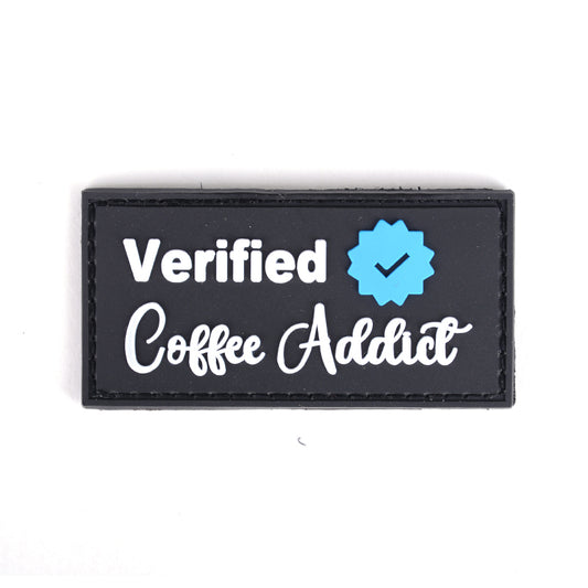 Coffee Addict Rubber Patch