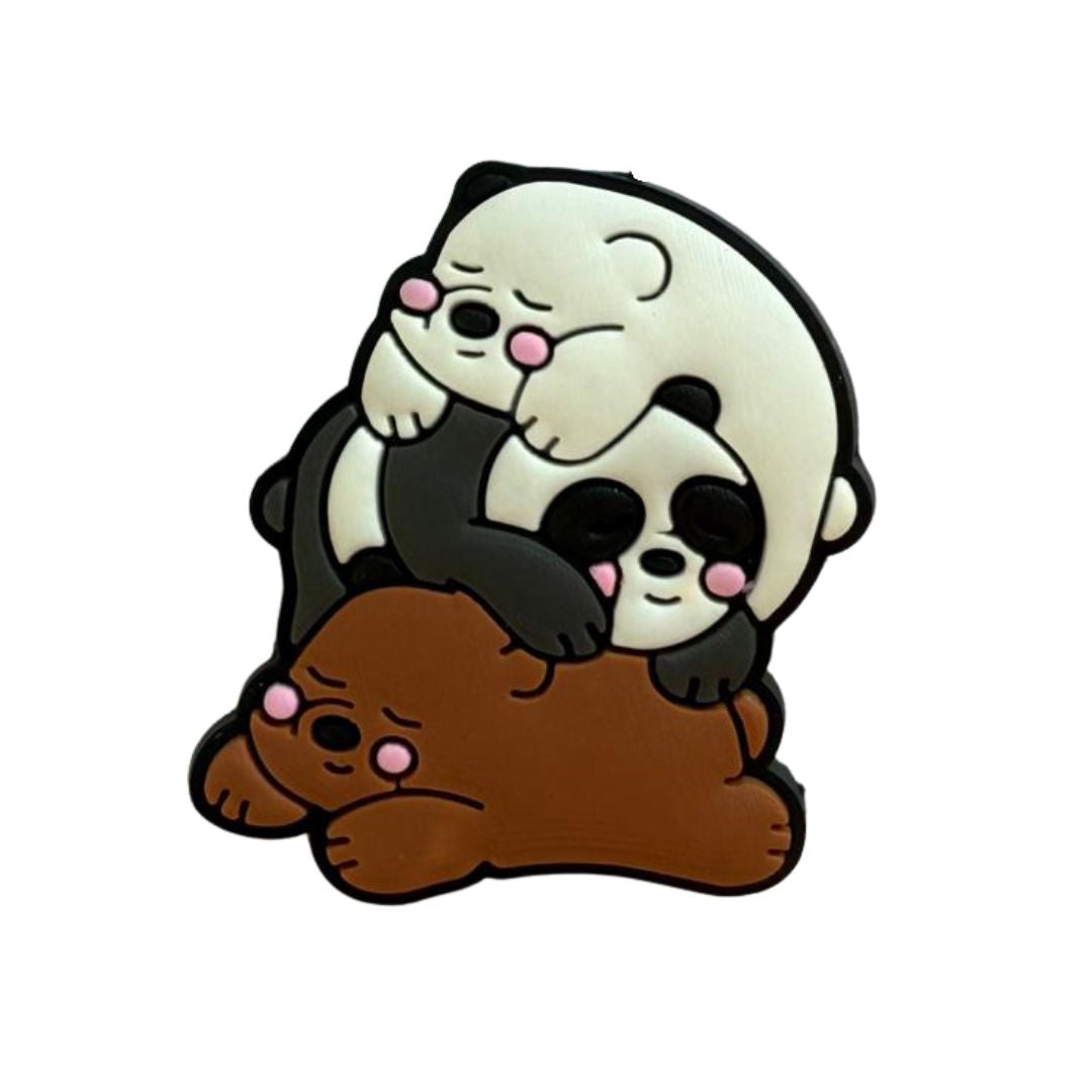 Mini Bears Hug Rubber Patch