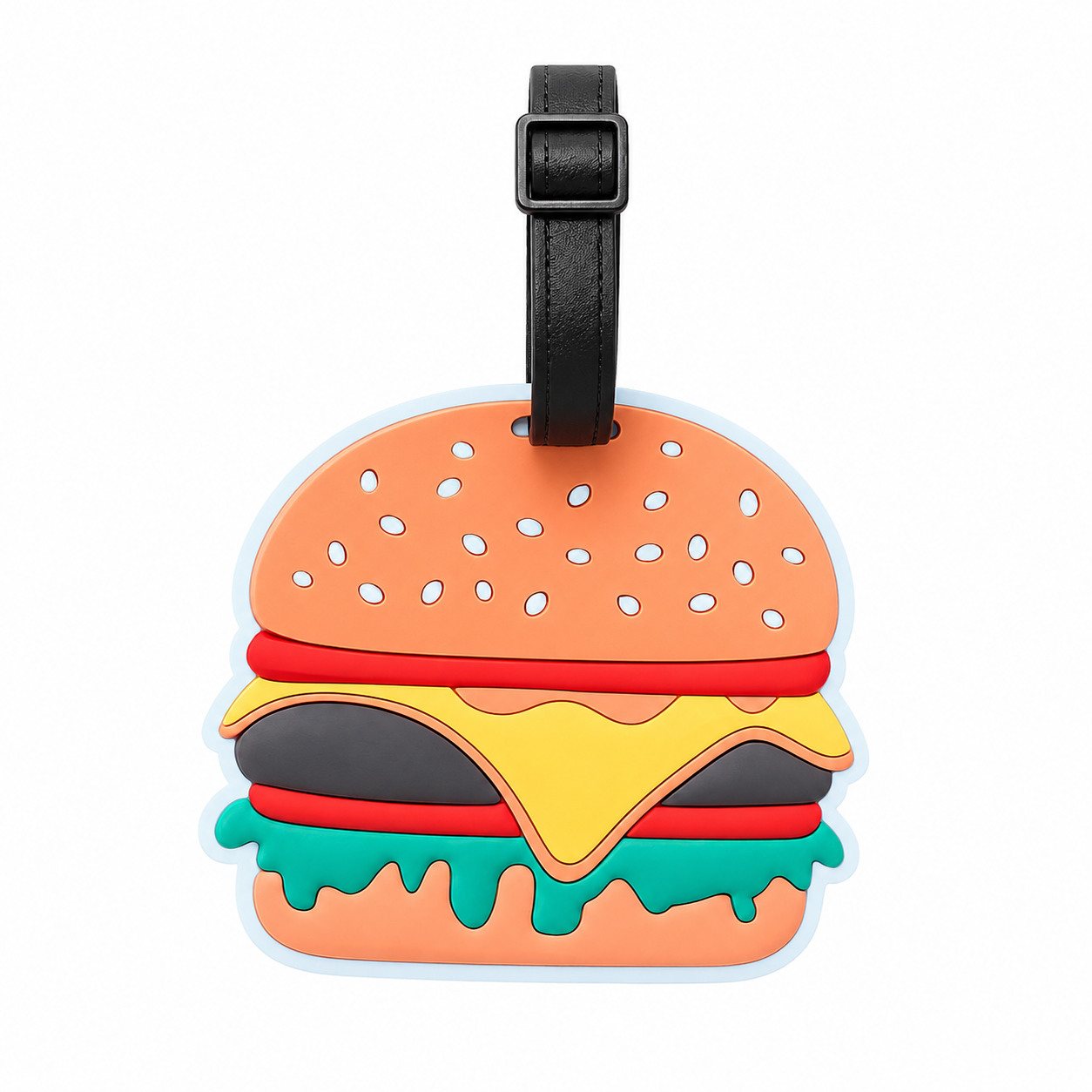 Hamburger Bag Tag