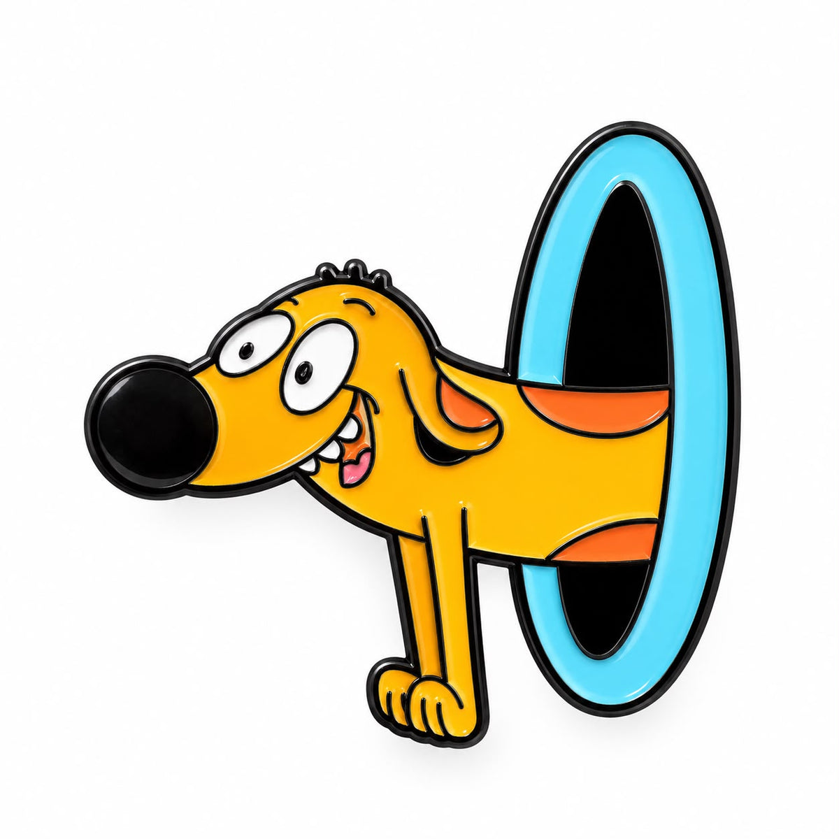 Goofy Dog Pin