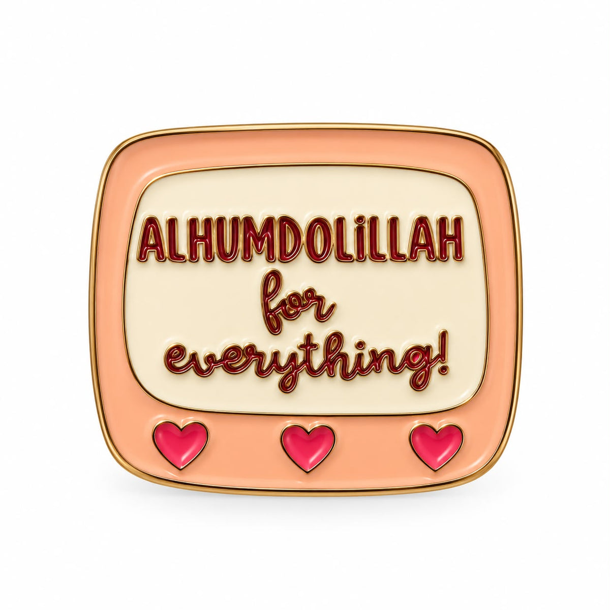 AL HAMDOLILLAH Pin