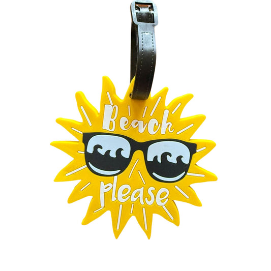 Beach Please Bag Tag