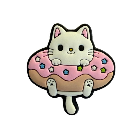 Mini Donut Cat Rubber Patch