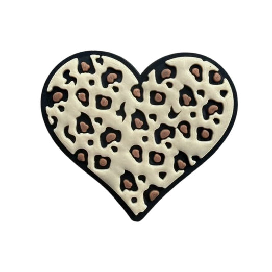 Mini Leopard Heart Patch