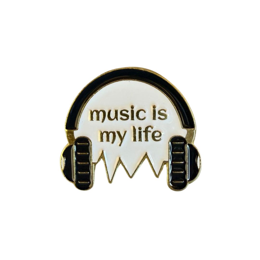 Music is my life pin