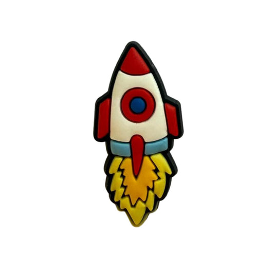Mini Rocket Ship Rubber Patch