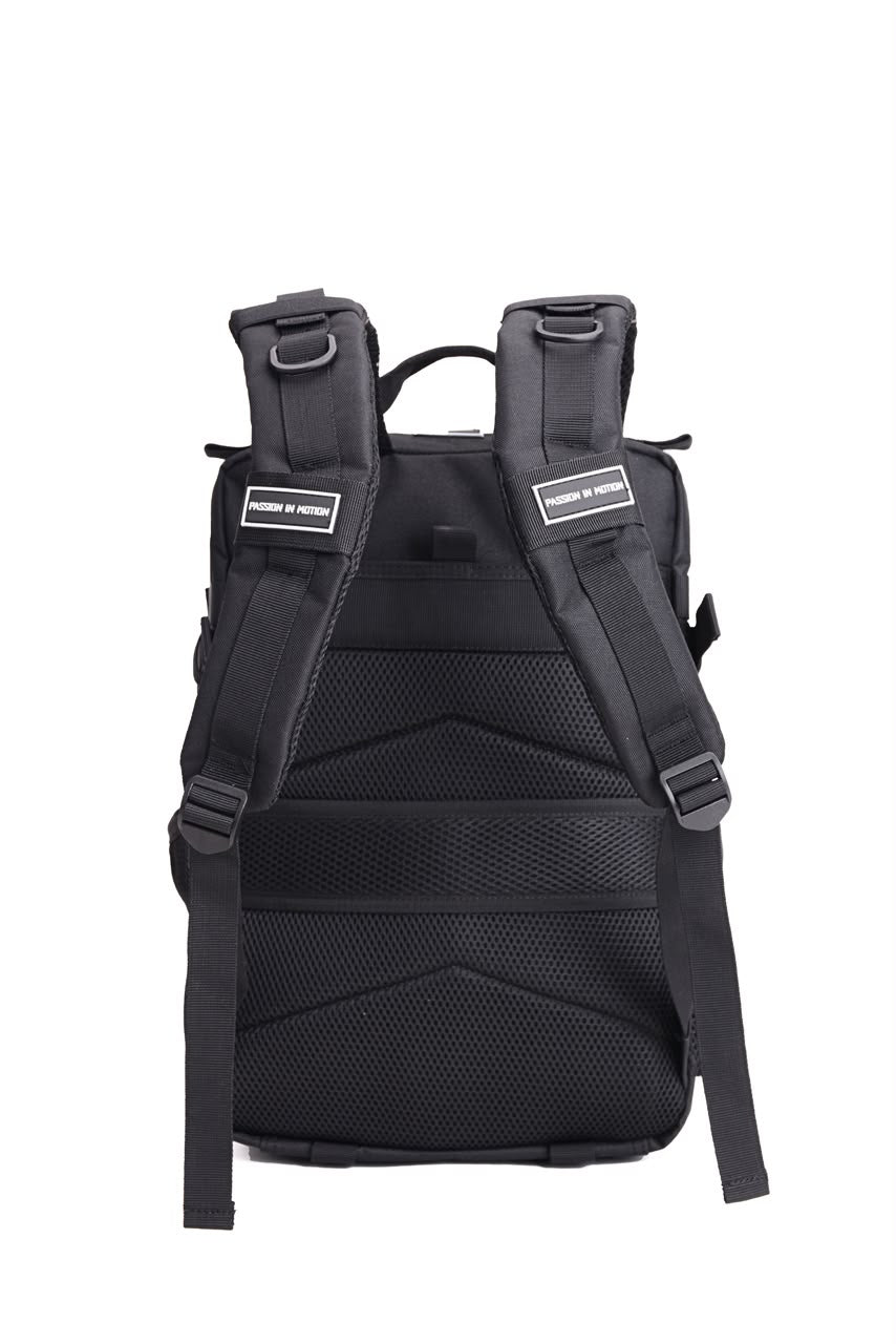 25L Black Backpack