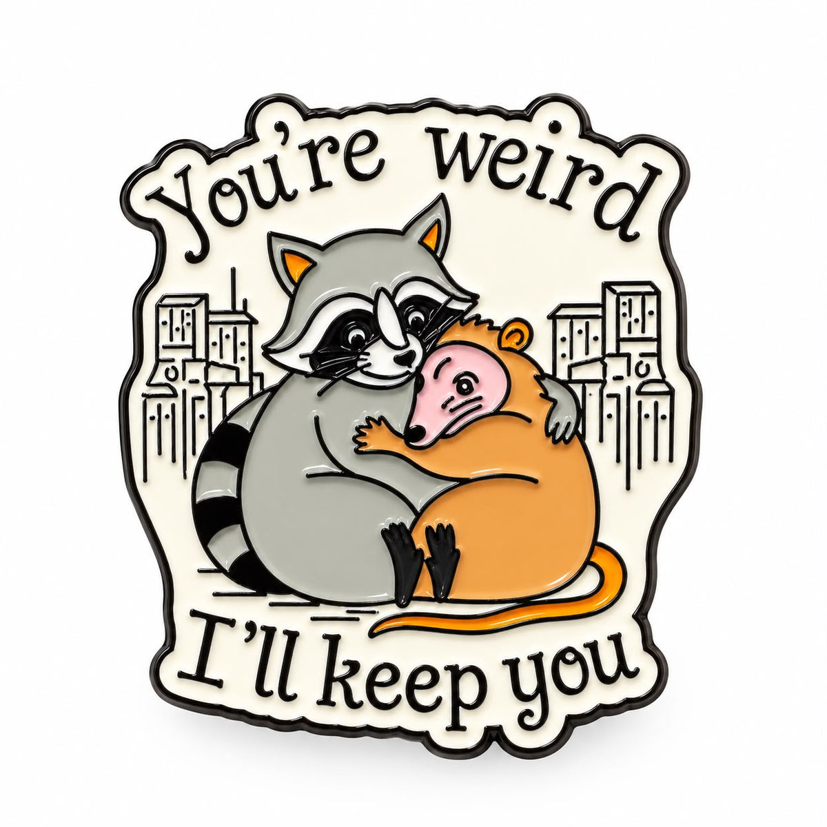 Weirdos Together Pin